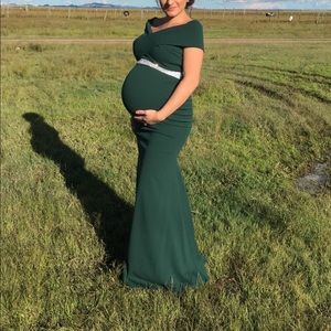 Forest Green Formal Dress